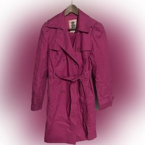 Juicy Couture Pink Trench Coat 🌵Medium
